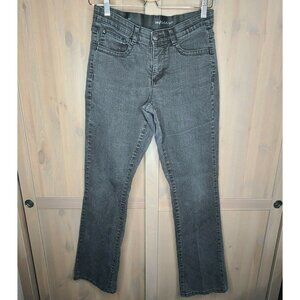 Lee Jeans Size 6 Womens Faded Black Denim Bootcut Mid Rise Cotton Blend Stretch